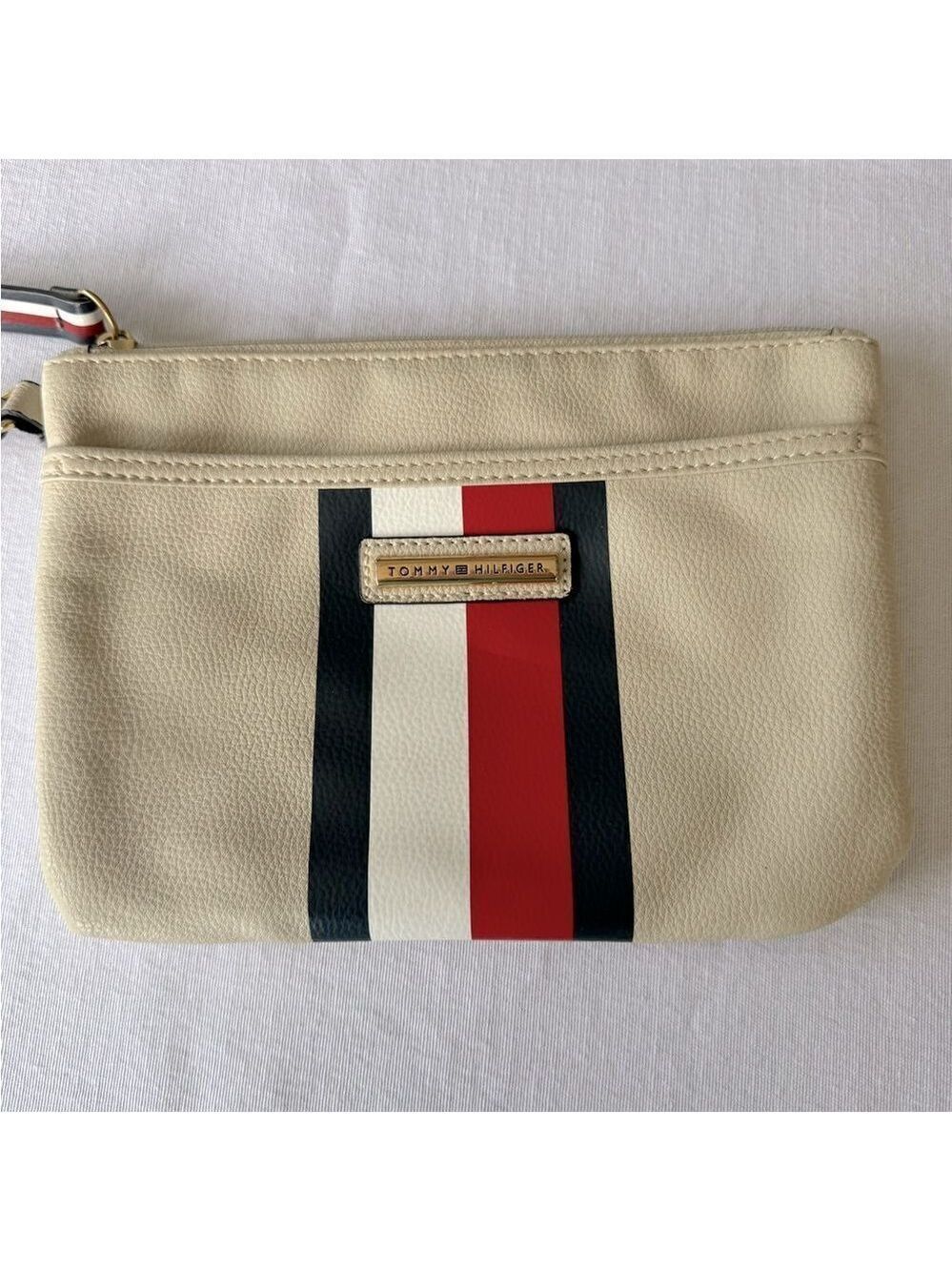 Cute little zippered travel pouch/ purse. Tommy Hilfiger